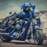 Moto-dog - AI grafika